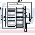 Element reglaj ventilator habitaclu potrivit TOYOTA YARIS, YARIS VERSO 1.0-1.5 04.99-11.05, THERMOTEC