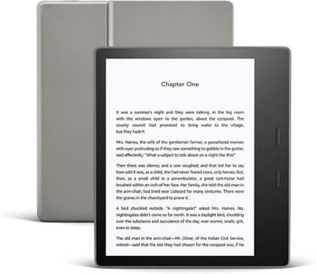 Dublura E-Book Reader Amazon Kindle Oasis, Ecran 7inch, 300 ppi, 32GB, Wi-Fi, Waterproof (Gri)