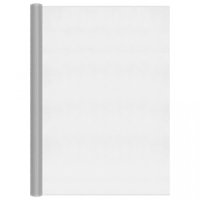 vidaXL Plasa de sarma argintiu 112x500 cm aluminiu