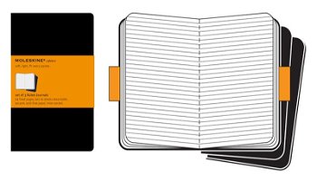 Moleskine Set of 3 Ruled Cahier Journals - Black - Pocket | Moleskine, Moleskine