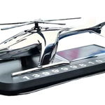 Odorizant Auto Cu Incarcare Solara si Suport Numar de Telefon Elicopter, GAVE