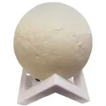 Umidificator FOXMAG24 in forma de luna, lampa de veghe, stand plastic, difuzor aromaterapie, rezervor 880 ml, FOXMAG24