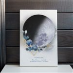 Tablou canvas Moon Art, dim. 40x60 cm, OPB1101