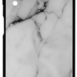 Protectie Spate Just Must Glass Print White Marble JMGPA718WHM pentru Samsung Galaxy A7 2018 (Multicolor)