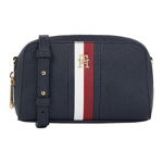 Geantă Tommy Hilfiger Th Emblem Crossover Corp AW0AW15284 Space Blue DW6, Tommy Hilfiger