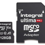 Card memorie Integral 128GB MICRO SDXC 90V30, R:100MB/s W:90MB/s U3 V30 + ADAPTER
