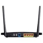 Router Wireless TP-LINK Archer C5 AC1200, Dual-Band 300 + 867Mbps, WAN, LAN, USB 2.0, negru