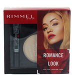 Rimmel Caseta femei:Pudra pentru fata+Mascara 14 g+8 ml Romance Look