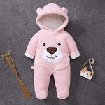 Combinezon roz plusat - Teddy, SuperBaby