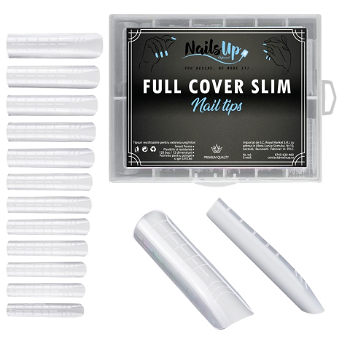 Tipsuri NailsUp Full Cover Slim 120buc/set, Nails Up
