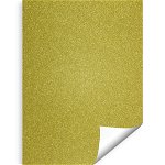 Carton auriu cu sclipici 50x70cm 250g MP PN271, MPapel