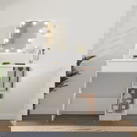 Masa de toaleta cu LED vidaXL