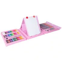 Set pentru pictura si desen cu 168 de elemente multicolor pentru copii, Fara