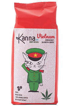 Cafea Vietnam cu Extract de Canepa, 250 gr, Kanna, PLANTECO