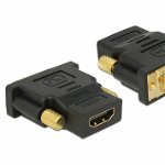 Adaptor DVI-D Dual Link 24+1 pini la HDMI T-M, Delock 65466, Delock