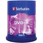 DVD+R Verbatim 100 bucati, 16x, 4.7GB