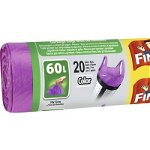 Saci menajeri Fino Color 60L, 20 bucati Saci menajeri Fino Color 60L, 20 bucati