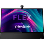 Newline Monitor interactiv FLEX 27'' AIO, 4K UHD, Camera web 4K, Active Pen, Windows Hello, difuzoare 2.1 , USB-C, USB, HDMI, TT-2721AIO, Newline