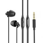 Casti Stereo Yesido(YH-29) - Jack 3.5mm cu microfon, 1.2m - Negru