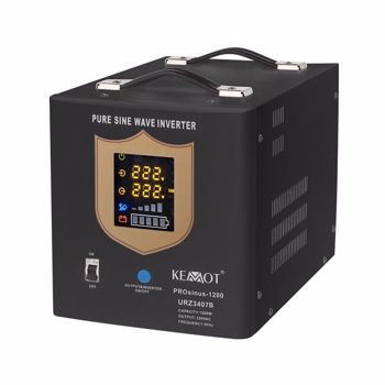 UPS pentru centrale termice 1200W PRO Sinus KEMOT negru
