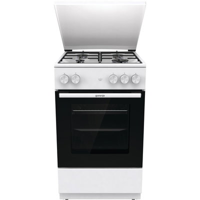 Gorenje Gorenje GG5A14WJ Cooker, Gas hob, Gas oven, Width 50 cm, White, Gorenje