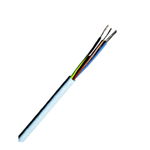 Cablu flexibil cu manta din PVC, H03VV-F 3 G 0,5 negru, Schrack