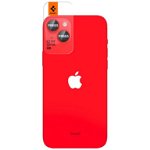 Folie protectie Optik EZ FIT compatibil cu iPhone 14 / 14 Plus / 15 / 15 Plus Red, Spigen