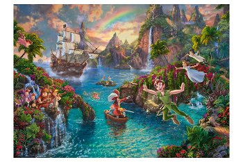 Puzzle Schmidt - Thomas Kinkade: Peter Pan, 1.000 piese (59635), Schmidt