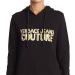 Imbracaminte Femei Versace Jeans Couture Hooded Pullover Black