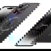 Husa NOA AirShield Magnetica din Aramida pentru iPhone 16 Pro Max, Protectie avansata, MagSafe, Subtire, Neagra