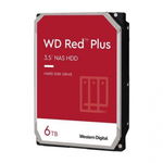 HDD WD Red Plus 6TB, NAS, 5400rpm, 256MB cache, SATA-III, 3.5  