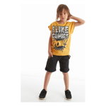 Set tricou si pantaloni pentru baieti Mushi, Comics, galben/negru - Mushi, Mushi
