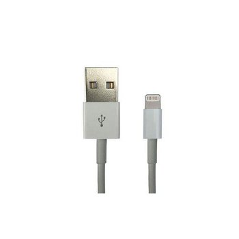 Cablu de date PNI PNI-L101, Lightning - USB 2.0, 1m (Alb)