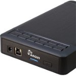 Rack HDD Inter-Tech Argus Data Protector GD-35LK01 cu criptare USB 3.0 negru