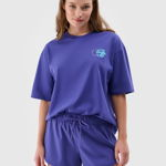 Șort de plajă pentru femei - mov, 4F Sportswear