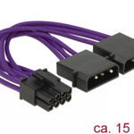 Cablu de alimentare PCI Express 8 pini, Delock 83705