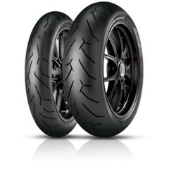 Pirelli Diablo Rosso II 120/70 ZR17 TL (58W) M/C, Variante K, Roata fata
