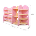 Organizator pentru jucarii si rechizite Nichiduta Tree Peach Pink, Nichiduta