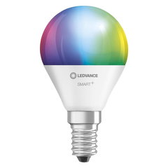 Bec LED Ledvance Smart+, control Wifi, 5W, RGBW, E14, 470lm, reglabil
