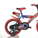 Bicicleta copii 14 '' Spiderman, DINO BIKES