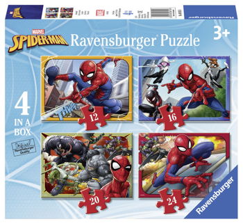 Puzzle Spiderman 12/16/20/24 piese Ravensburger, Ravensburger