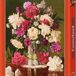 500 elements Beautiful peonies, vase, flowers, Castor
