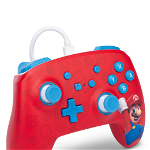 Controller POWERA Enhanced - Woo-hoo Mario pentru Nintendo Switch NSGP0001-01, rosu