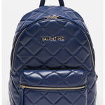 Valentino Bags, Rucsac de piele ecologica cu model matlasat Ocarina, Negru