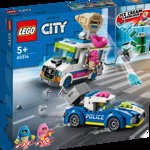 LEGO® City - Politia in urmarirea furgonetei cu inghetata (60314), LEGO®