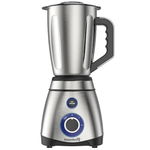 Blender Electric Cu Rasnita, Recipient Din Inox, Capacitate 1.5 L, Doua Viteze Cu Pulsatii, Cutite Din Inox, Putere Motor 600 W, Frecventa 50-60 Hz, Argintiu/negru, Hausberg