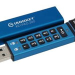 Memorie USB Kingston IronKey Vault Privacy 50C Series AES-256 Encrypted, 64GB, Kingston