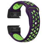 Curea ceas Smartwatch Garmin Fenix 7 / 6 / 5 Plus / 5, 22 mm iUni Silicon Sport Mov-Verde, iUni