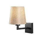 Lampa de perete Opviq Profil, 24x30 cm, E27, 40 W, negru/crem, Opviq