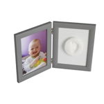 Kit mulaj Memory Frame, Cu rama foto 13x18 cm, Non-toxic, Conform cu standardul european de siguranta EN 71-3:2019, Silver